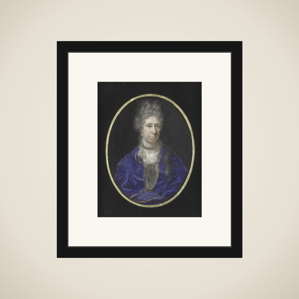 Portrait of een vrouw framed