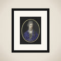 Portrait of een vrouw framed