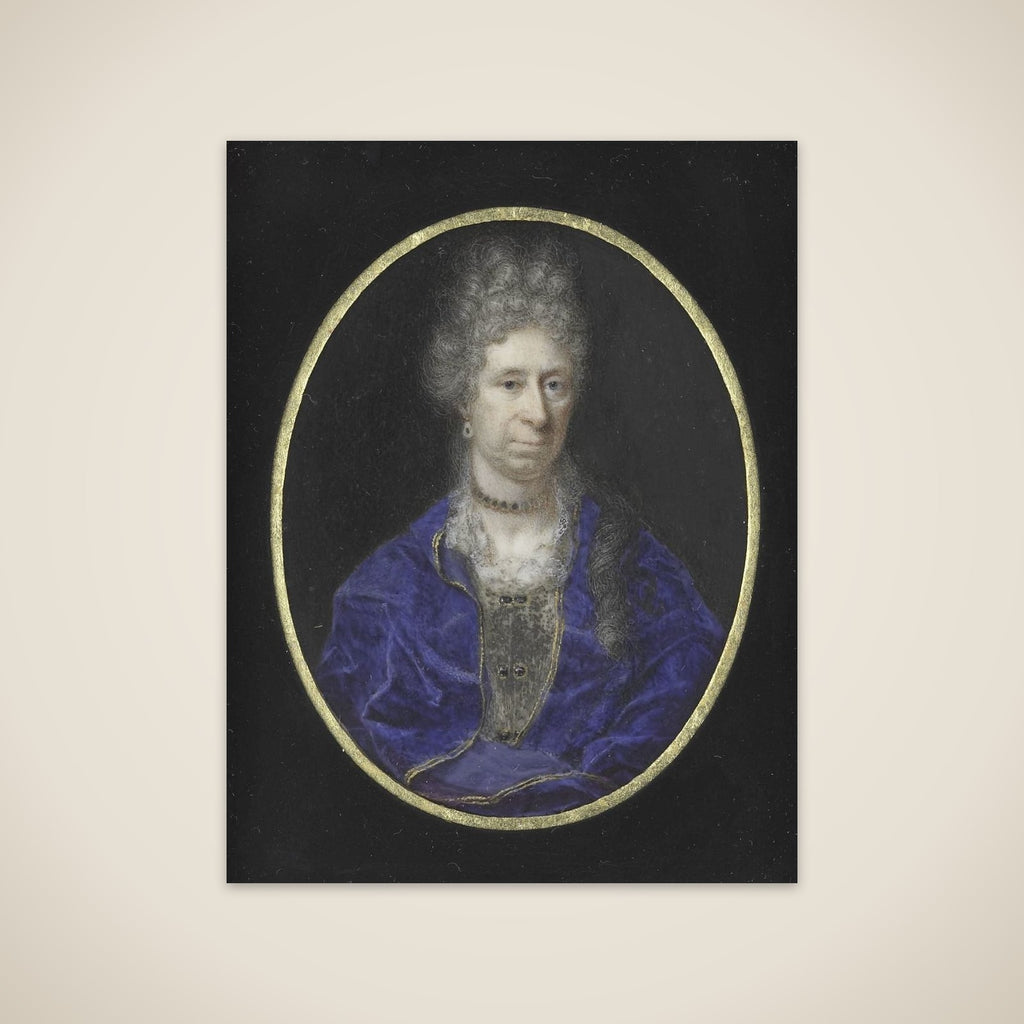 Portrait of een vrouw unframed print