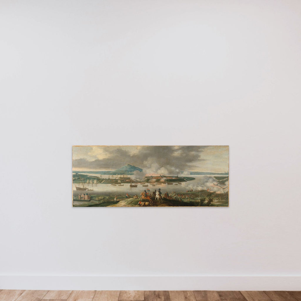 Frederik Hendrik Besieging Schenkenschans, April 1636 unframed — shown to scale