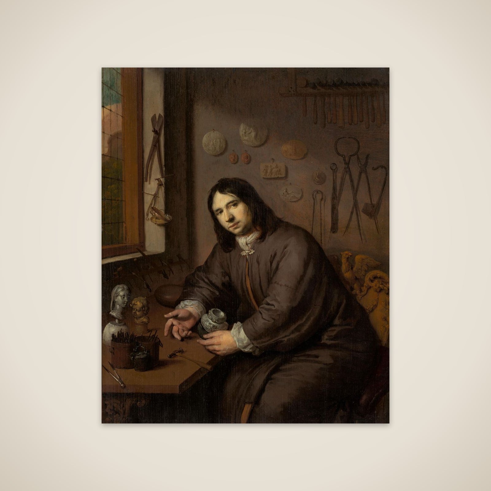 Portrait of a Goldsmith unframed print