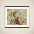 Putti with Mirrors framed