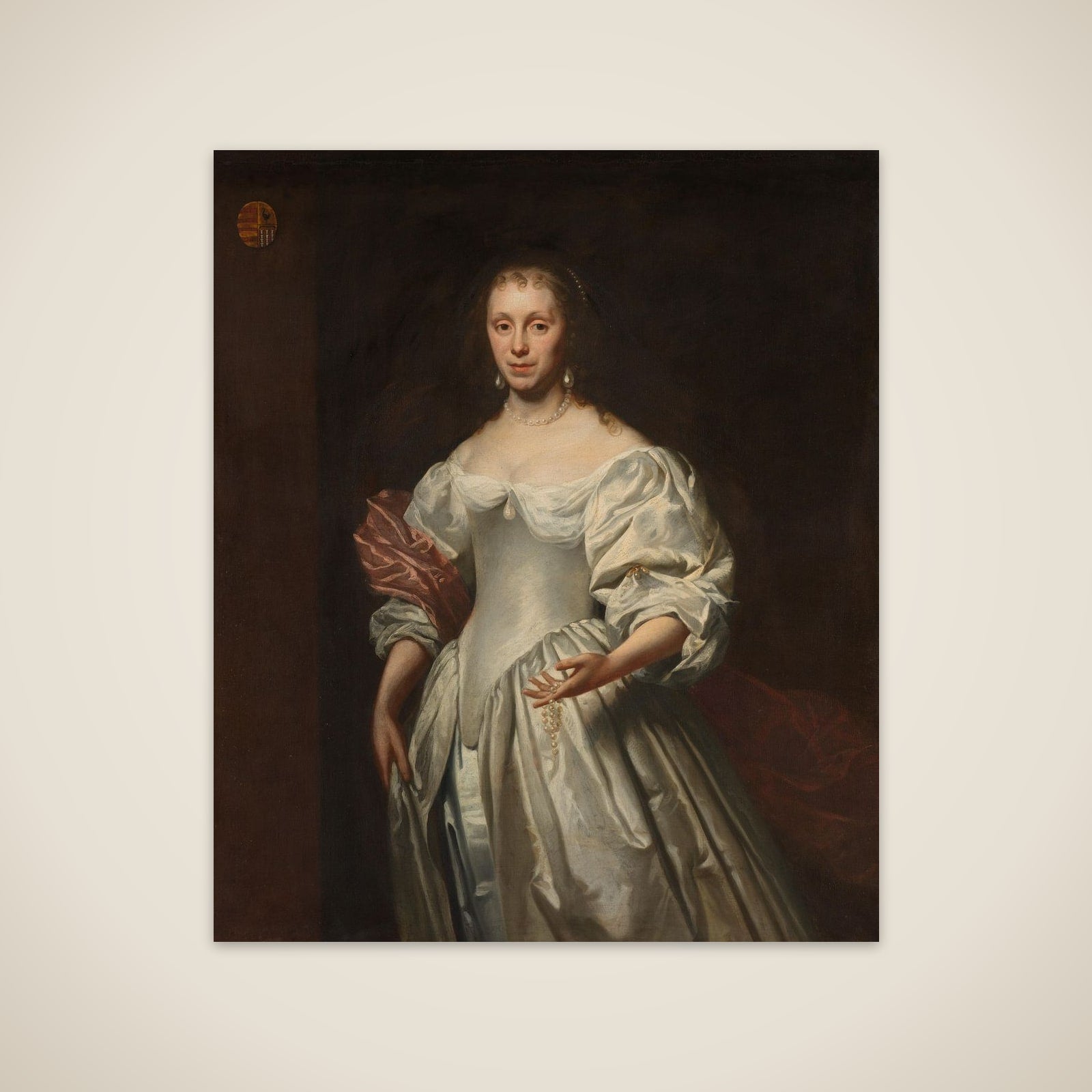 Portrait of Cornelia Craen van Haeften (1622-1678) unframed print
