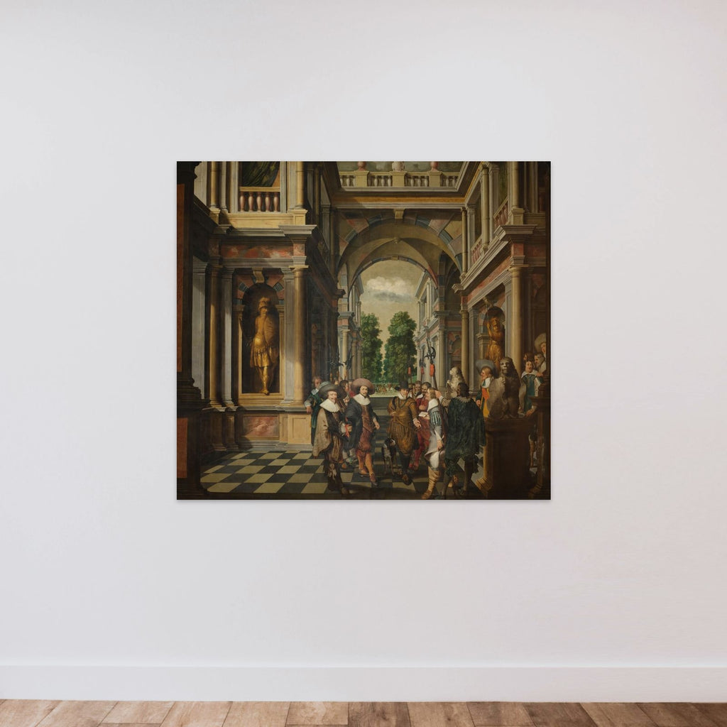 A Seven-Part Decorative Sequence: A Gallery unframed — shown to scale