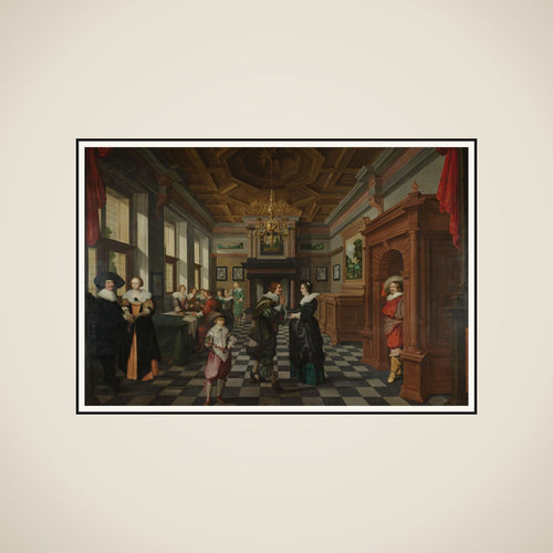 A Seven-Part Decorative Sequence: An Interior framed