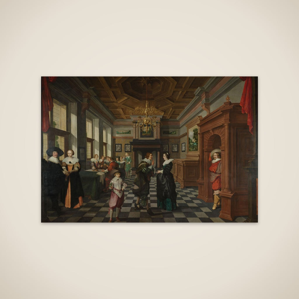 A Seven-Part Decorative Sequence: An Interior unframed print