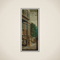 A Seven-Part Decorative Sequence: An Outdoor Stairway framed