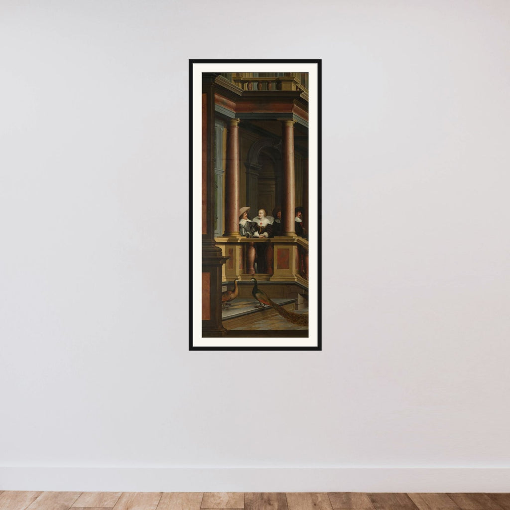 A Seven-Part Decorative Sequence: An Outdoor Stairway framed — shown to scale
