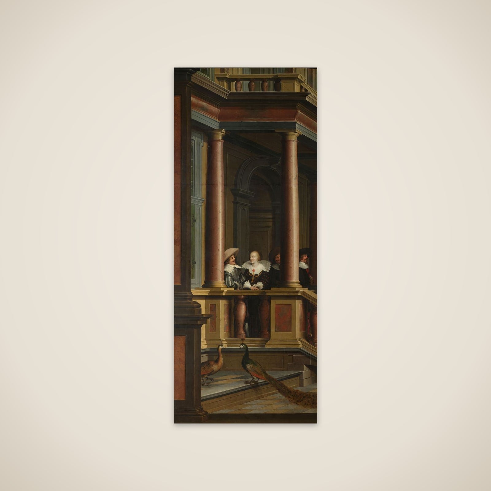 A Seven-Part Decorative Sequence: An Outdoor Stairway unframed print