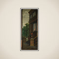 A Seven-Part Decorative Sequence: An Outdoor Stairway framed
