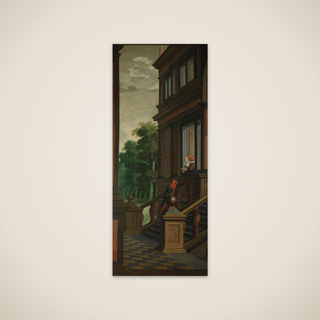 A Seven-Part Decorative Sequence: An Outdoor Stairway unframed print