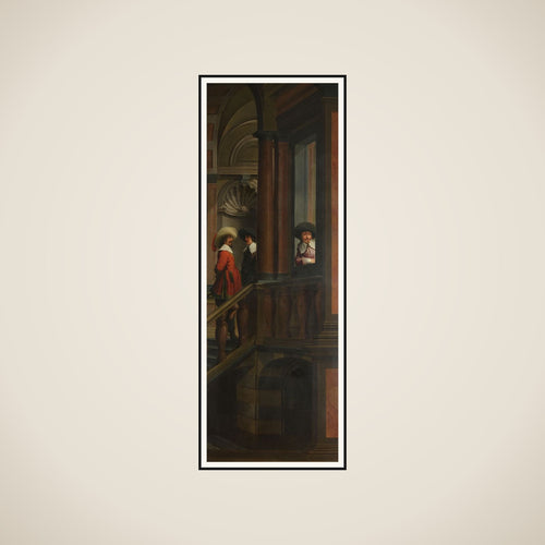 A Seven-Part Decorative Sequence: An Outdoor Stairway framed
