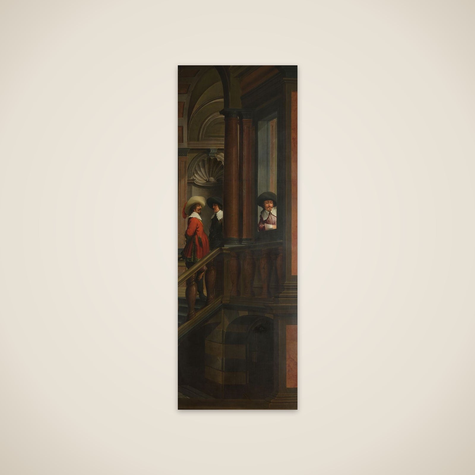 A Seven-Part Decorative Sequence: An Outdoor Stairway unframed print