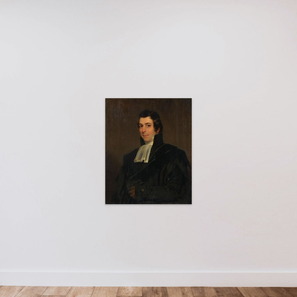 Gijsbertus Johannes Rooyens (1785-1846), Professor of Theology and Church History at the University of Amsterdam unframed — shown to scale