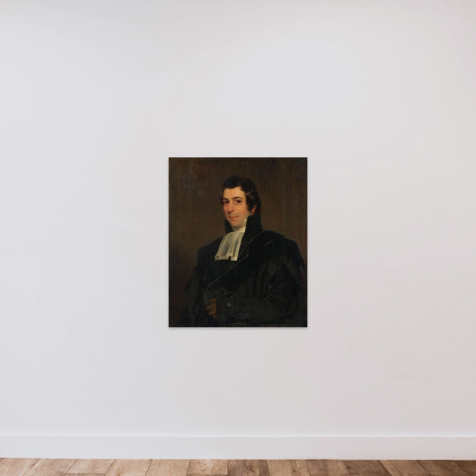 Gijsbertus Johannes Rooyens (1785-1846), Professor of Theology and Church History at the University of Amsterdam unframed — shown to scale