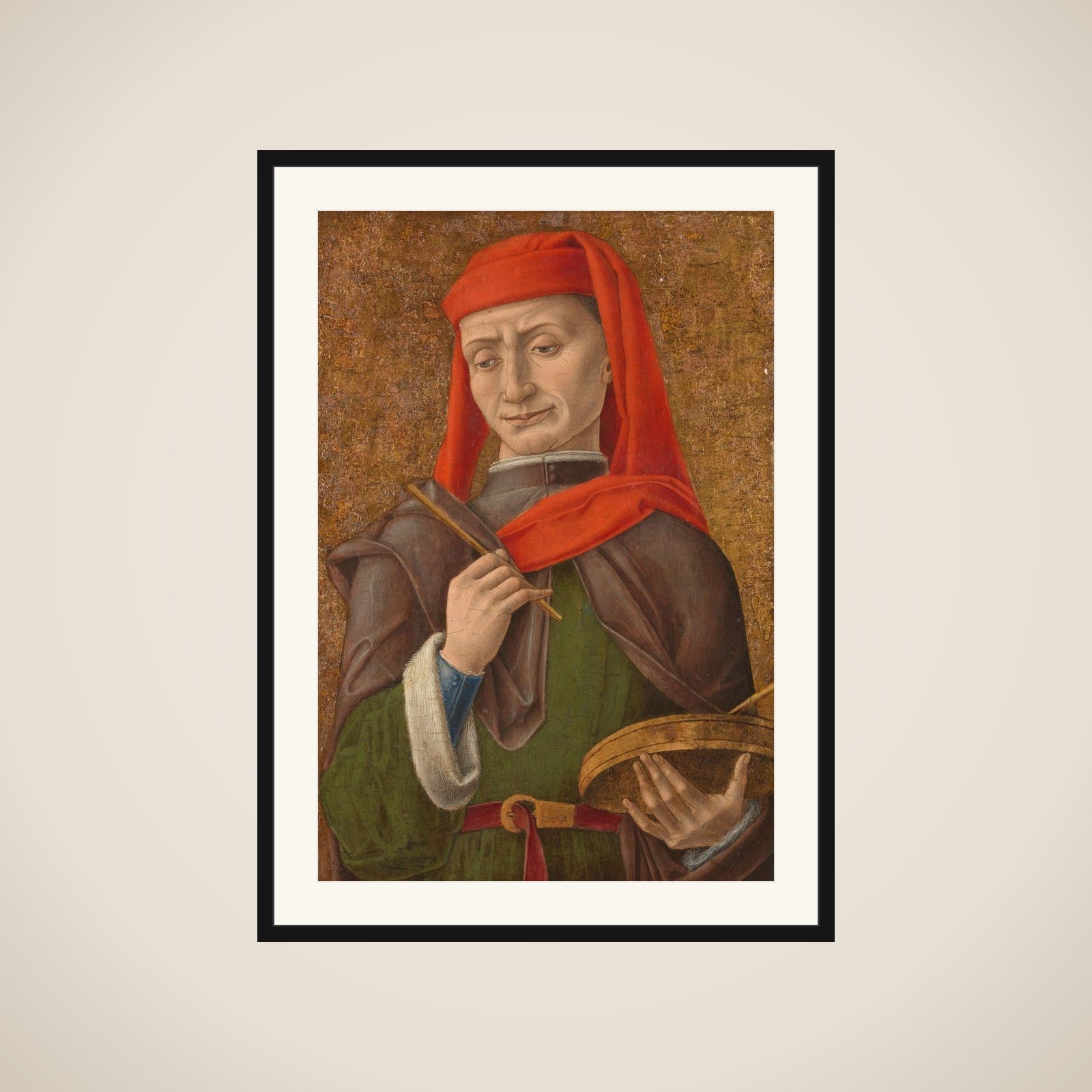 Saint Damian (or Cosmas) framed