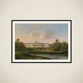 Rear View of Buitenzorg Palace before the Earthquake of 10 October 1834 framed