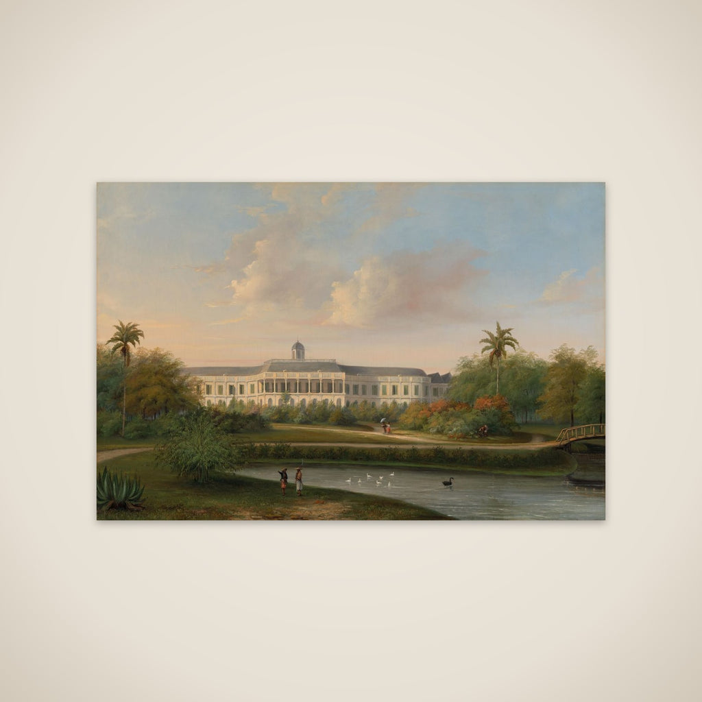 Rear View of Buitenzorg Palace before the Earthquake of 10 October 1834 unframed print