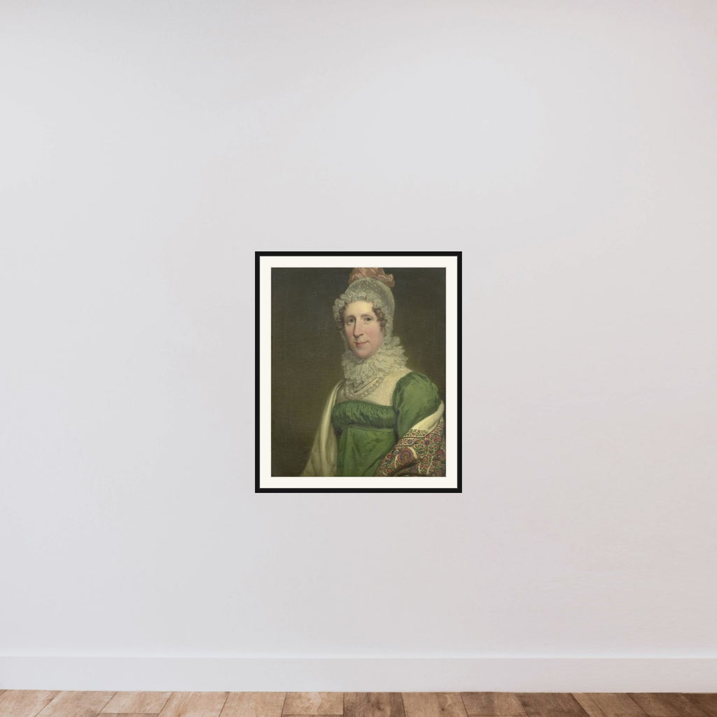 Suzanna Maria Crommelin (1780-1820), Wife of Egbert Johannes Koch framed — shown to scale