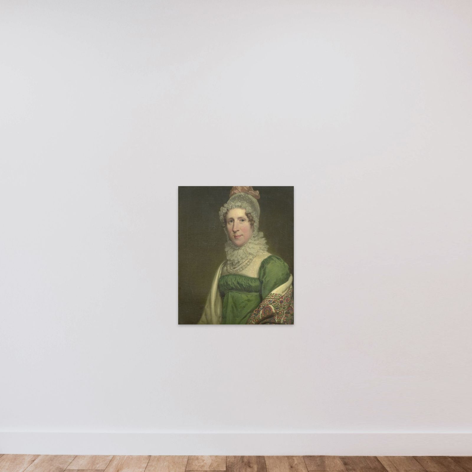 Suzanna Maria Crommelin (1780-1820), Wife of Egbert Johannes Koch unframed — shown to scale