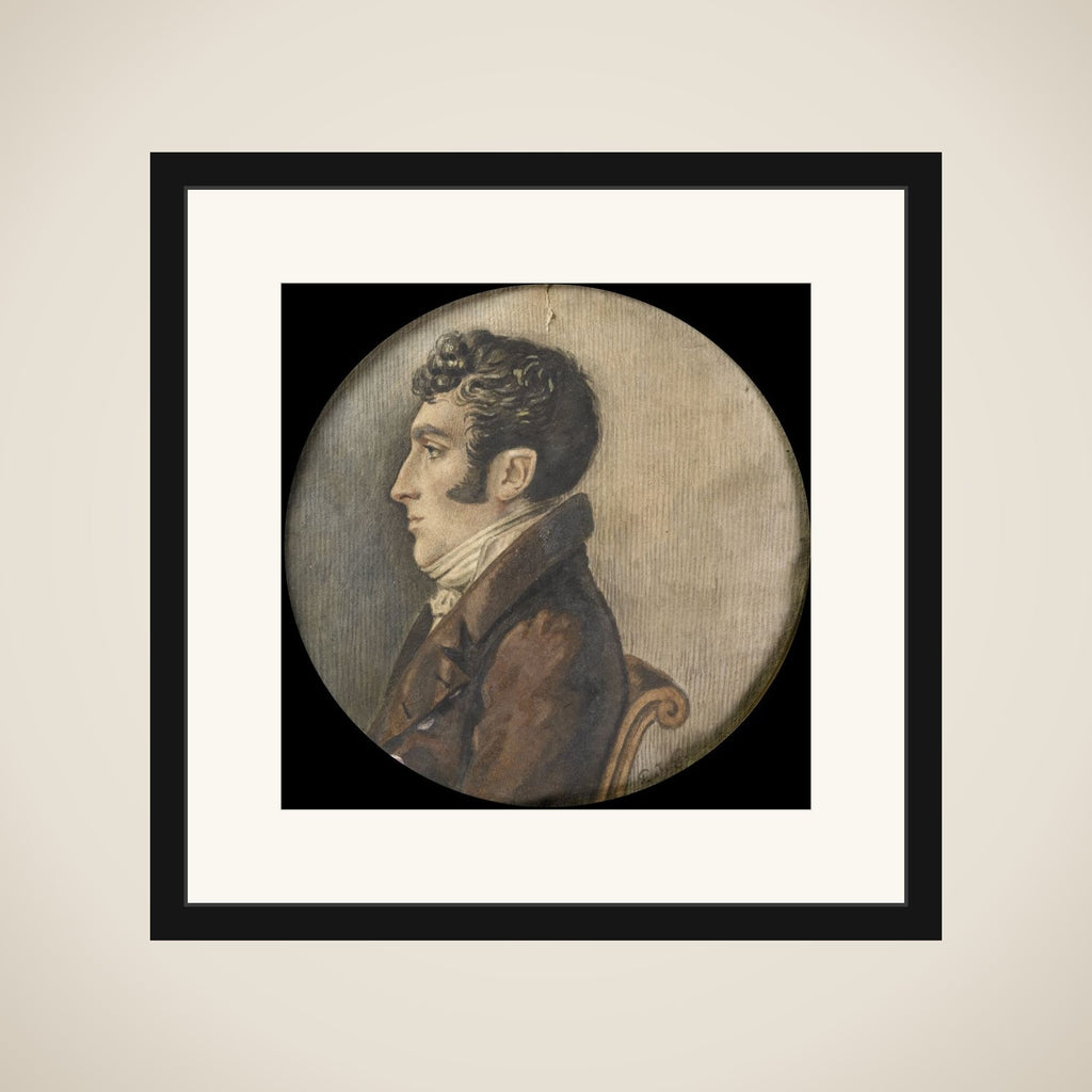 Portrait van Frederik Willem van Limburg Stirum (1774-1850) framed