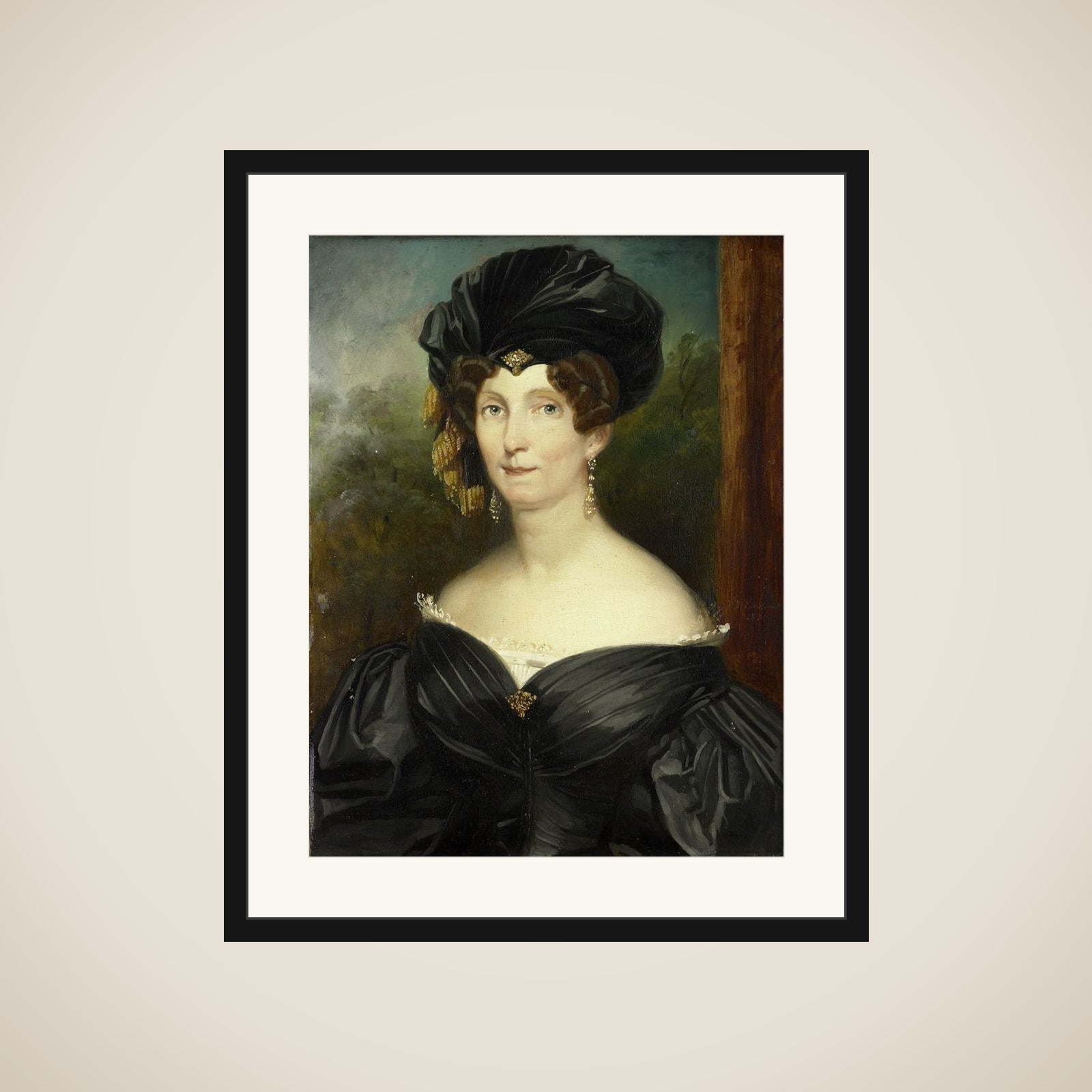 Petronella de Lange (1779-1835), Wife of Jonkheer Theodorus Frederik van Capellen framed