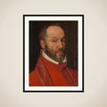 Portrait of Antoine Perrenot, Cardinal de Granvelle, Minister to Charles V and Philip II framed