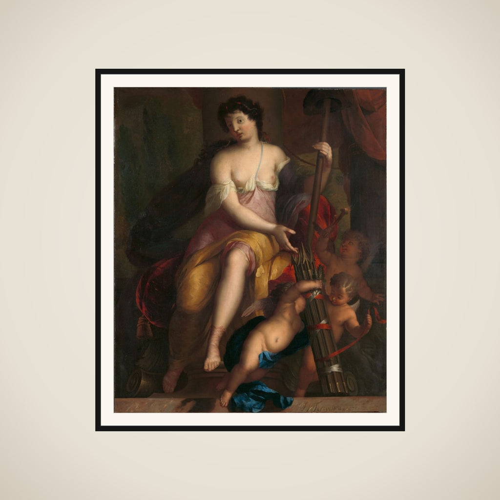 Allegorie op de vrijheid framed