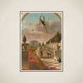 Park with Country House framed