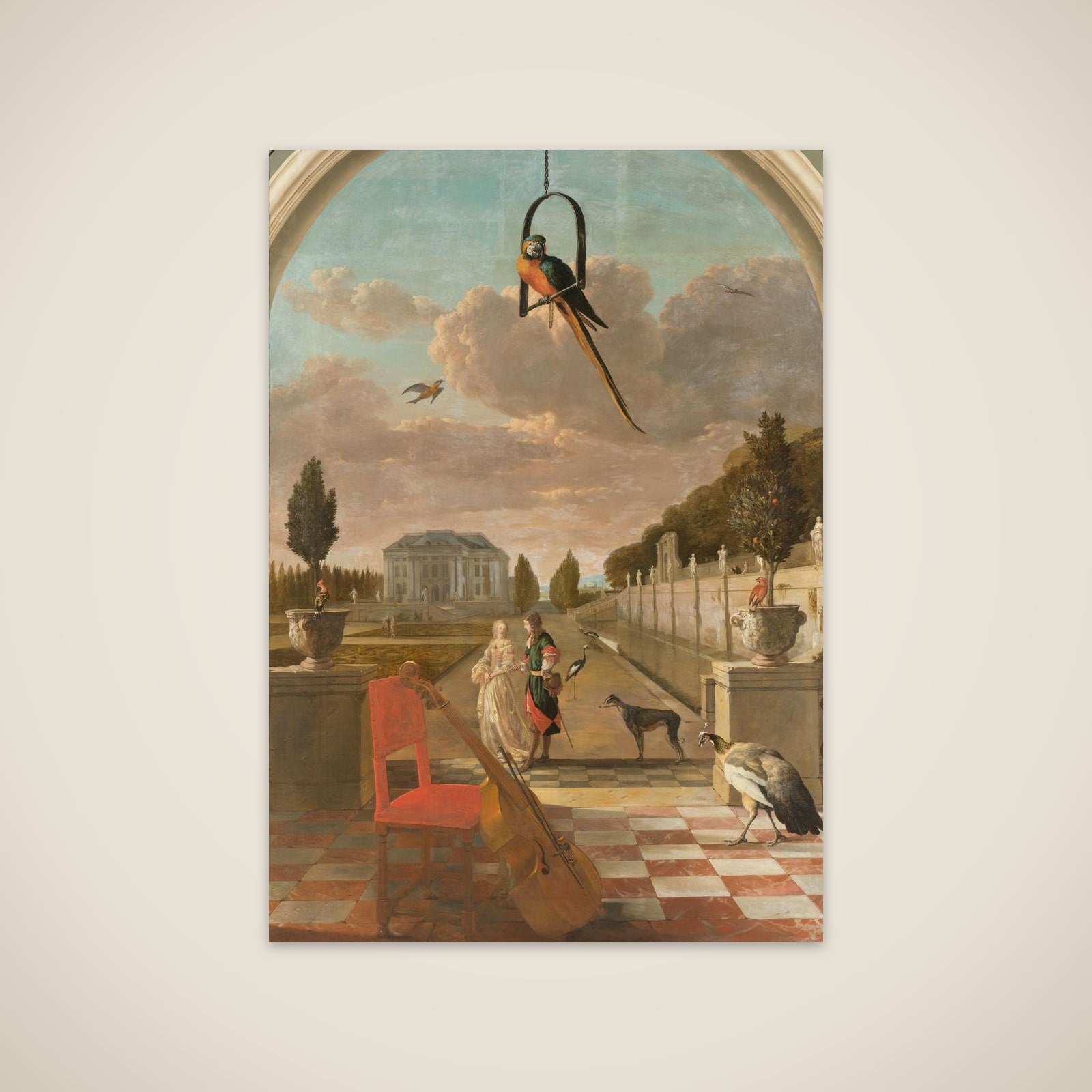 Park with Country House unframed print