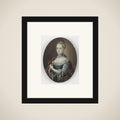 Frederica Carolina van Brandenburg (1735-91). Dochter van hertog Franz Josias van Saksen Coburg Saalfeld framed
