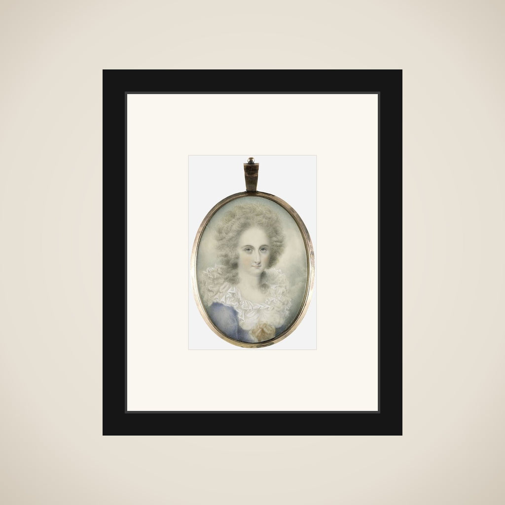 Portrait of een vrouw framed