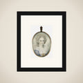 Portrait of een vrouw framed