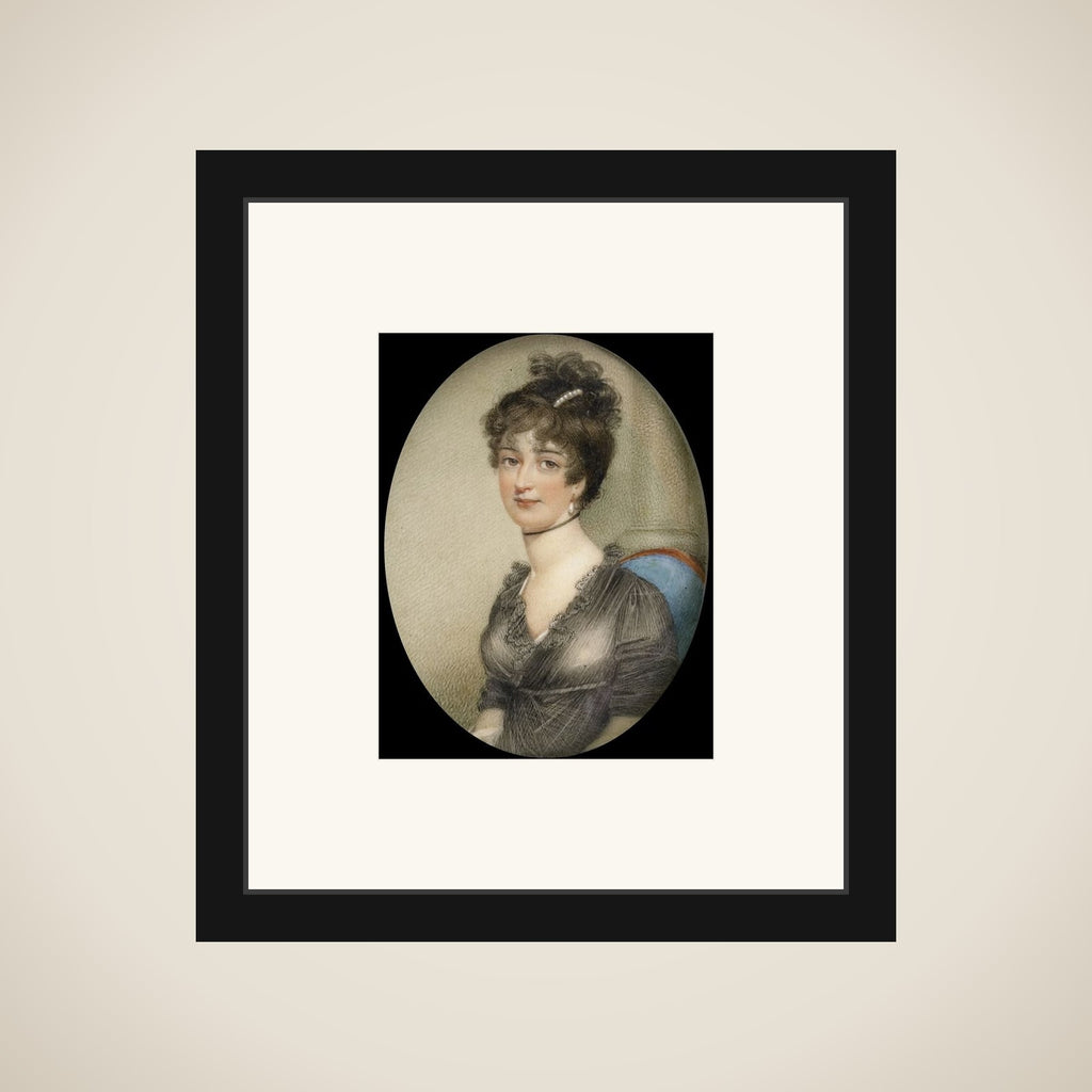 Portrait of een vrouw framed