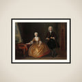 A Couple Making Music framed