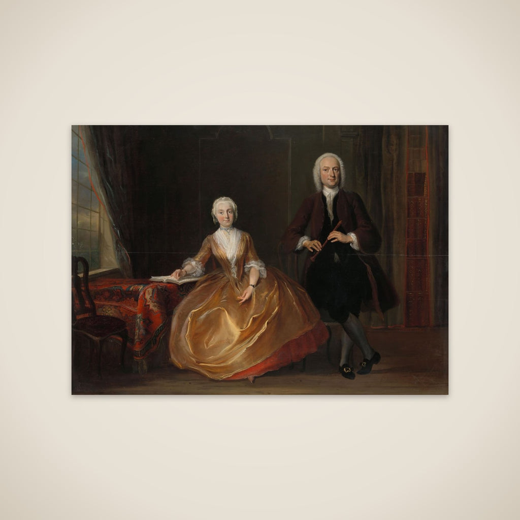 A Couple Making Music unframed print