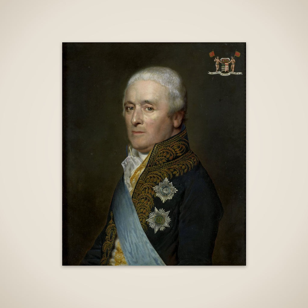 Adriaen Pieter Twent (1745-1816), Count of Rosenburg, Minister of Inland Waters, Minister of the Interior and Chamberlain to King Louis Napoleon unframed print