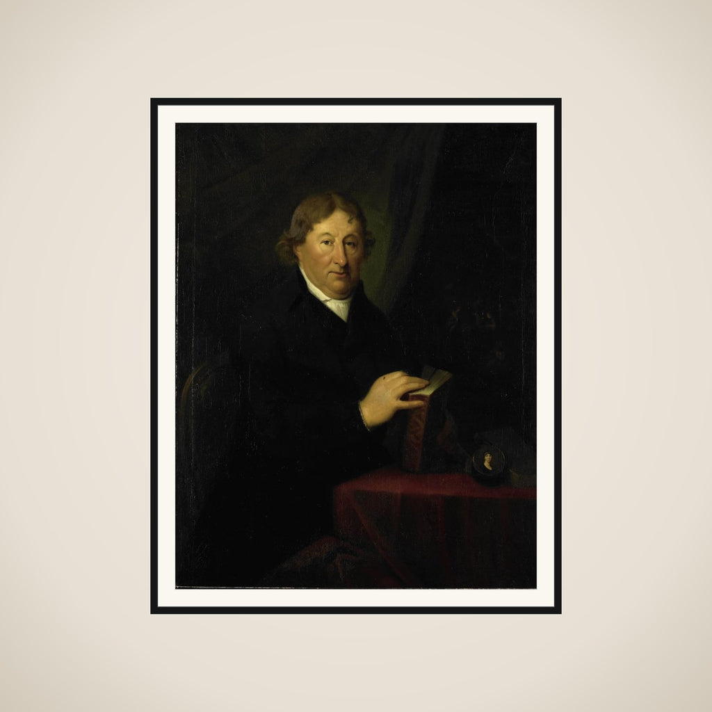 Portrait of Gerrit van der Pot, Lord of Groeneveld, Art Collector in Rotterdam framed