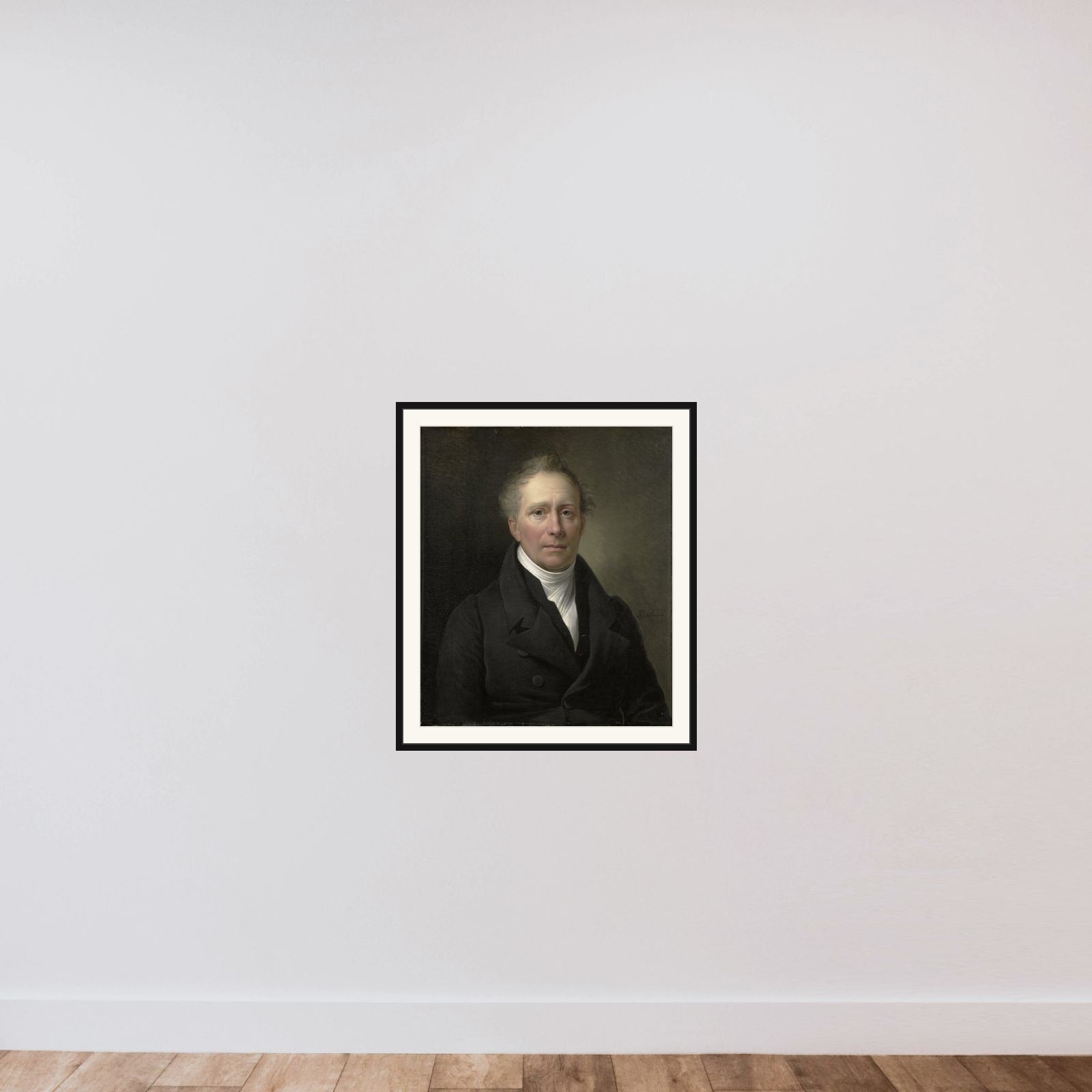 Daniel Francis Schas (1772-1848), Member of the Council for Commerce and the Colonies from 1814 to 1820 framed — shown to scale