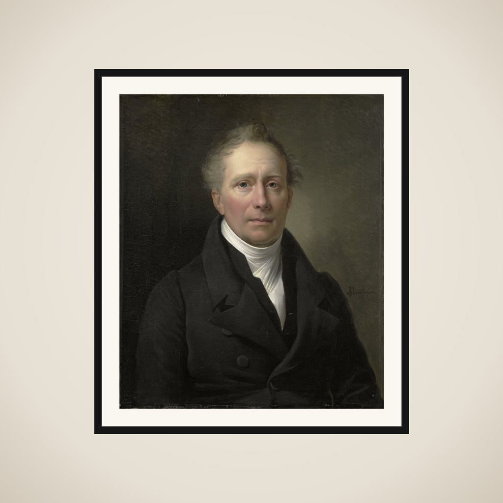 Daniel Francis Schas (1772-1848), Member of the Council for Commerce and the Colonies from 1814 to 1820 framed