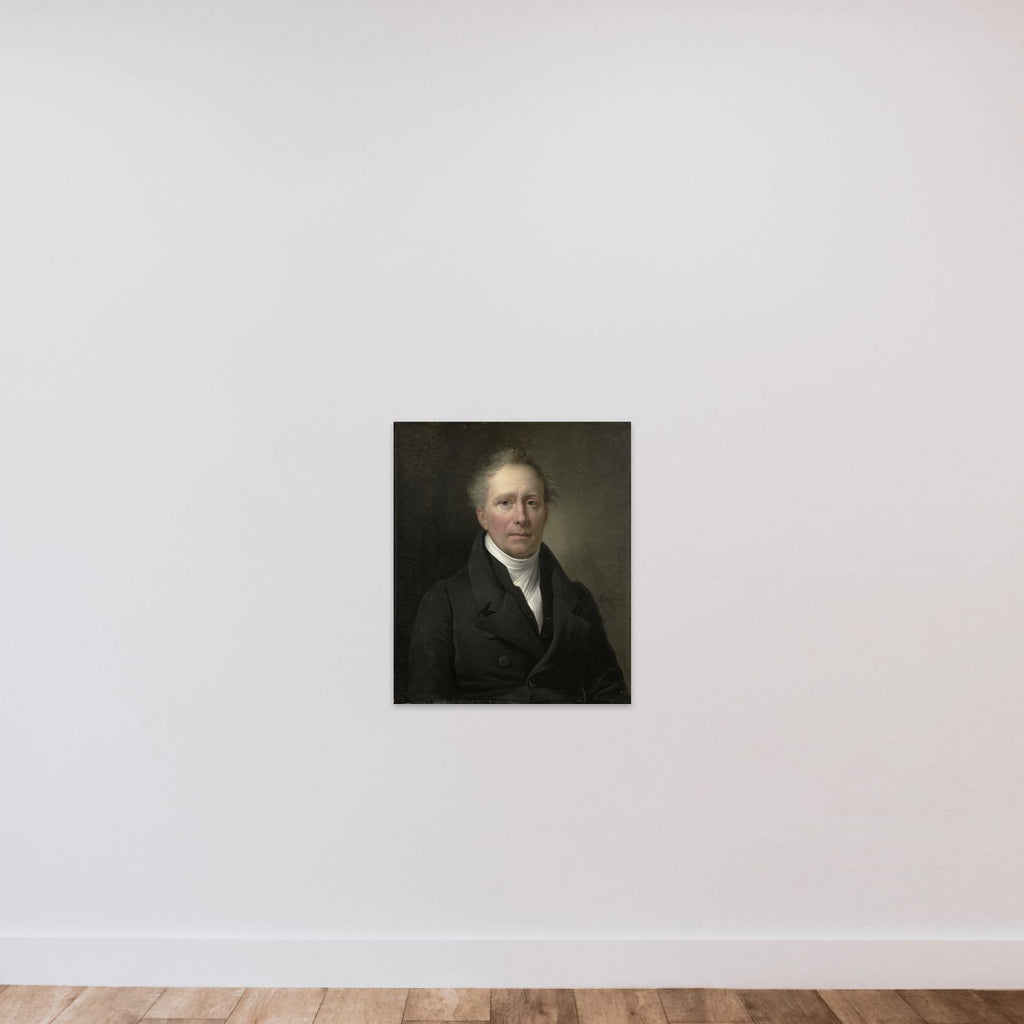 Daniel Francis Schas (1772-1848), Member of the Council for Commerce and the Colonies from 1814 to 1820 unframed — shown to scale