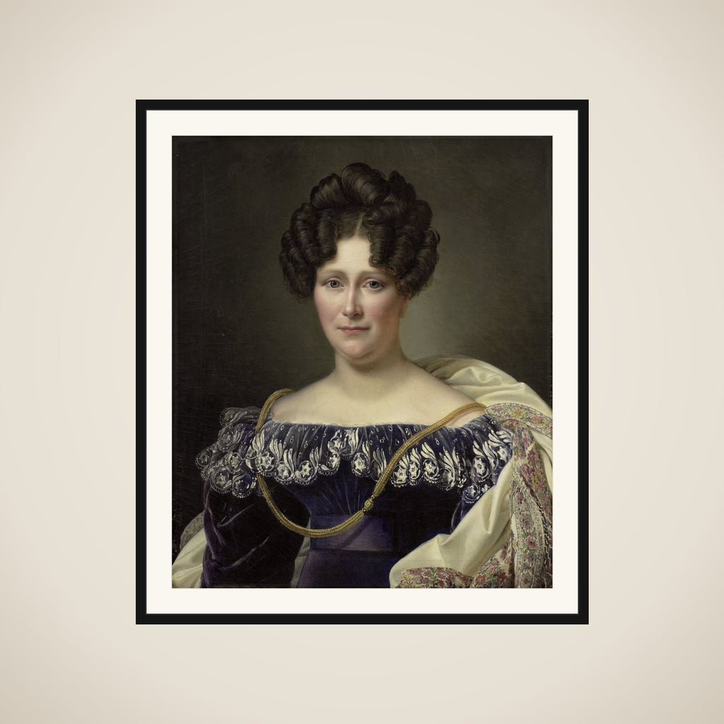 Johanna Henriette Engelen (1789-1878), second Wife of Daniel Francis Schas framed