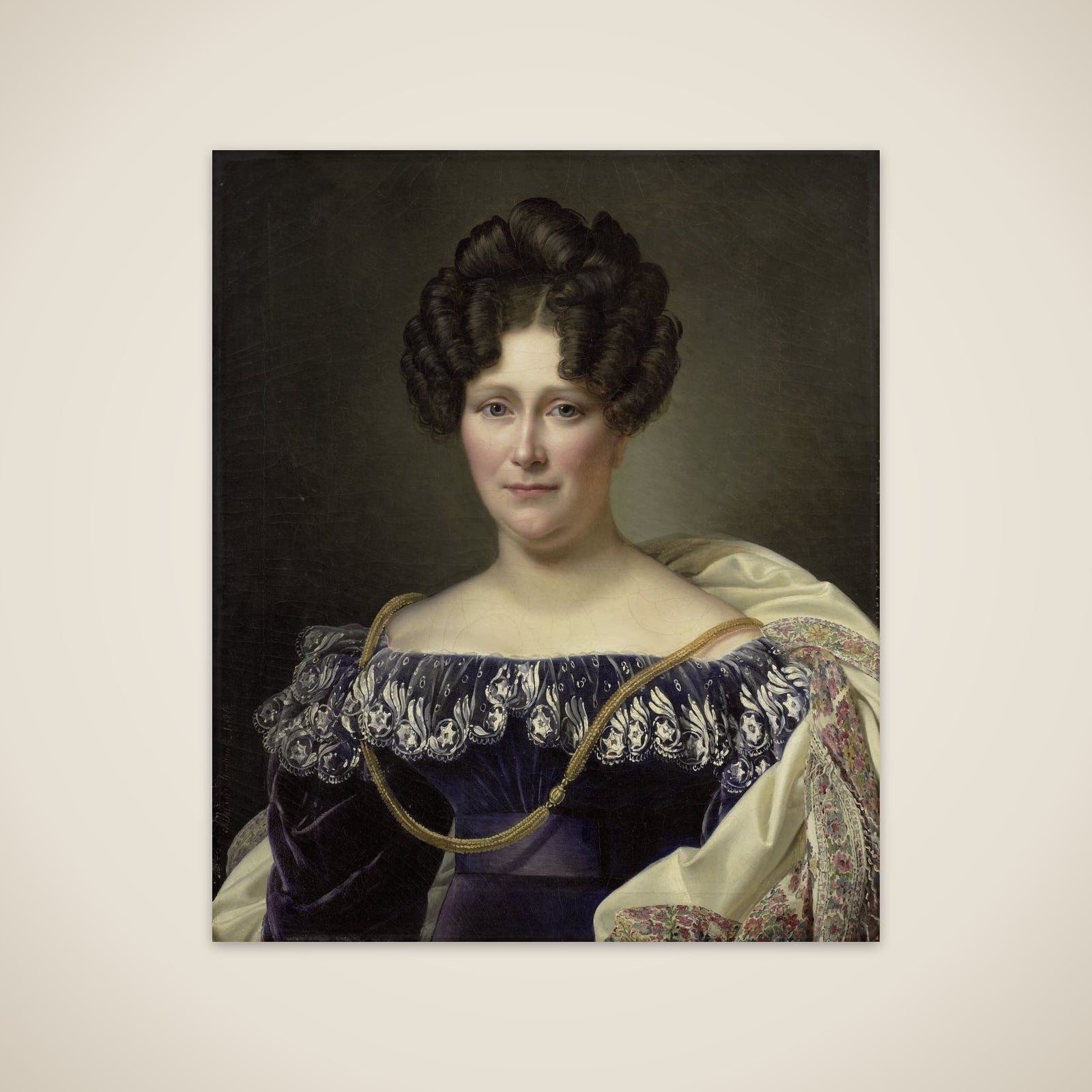 Johanna Henriette Engelen (1789-1878), second Wife of Daniel Francis Schas unframed print