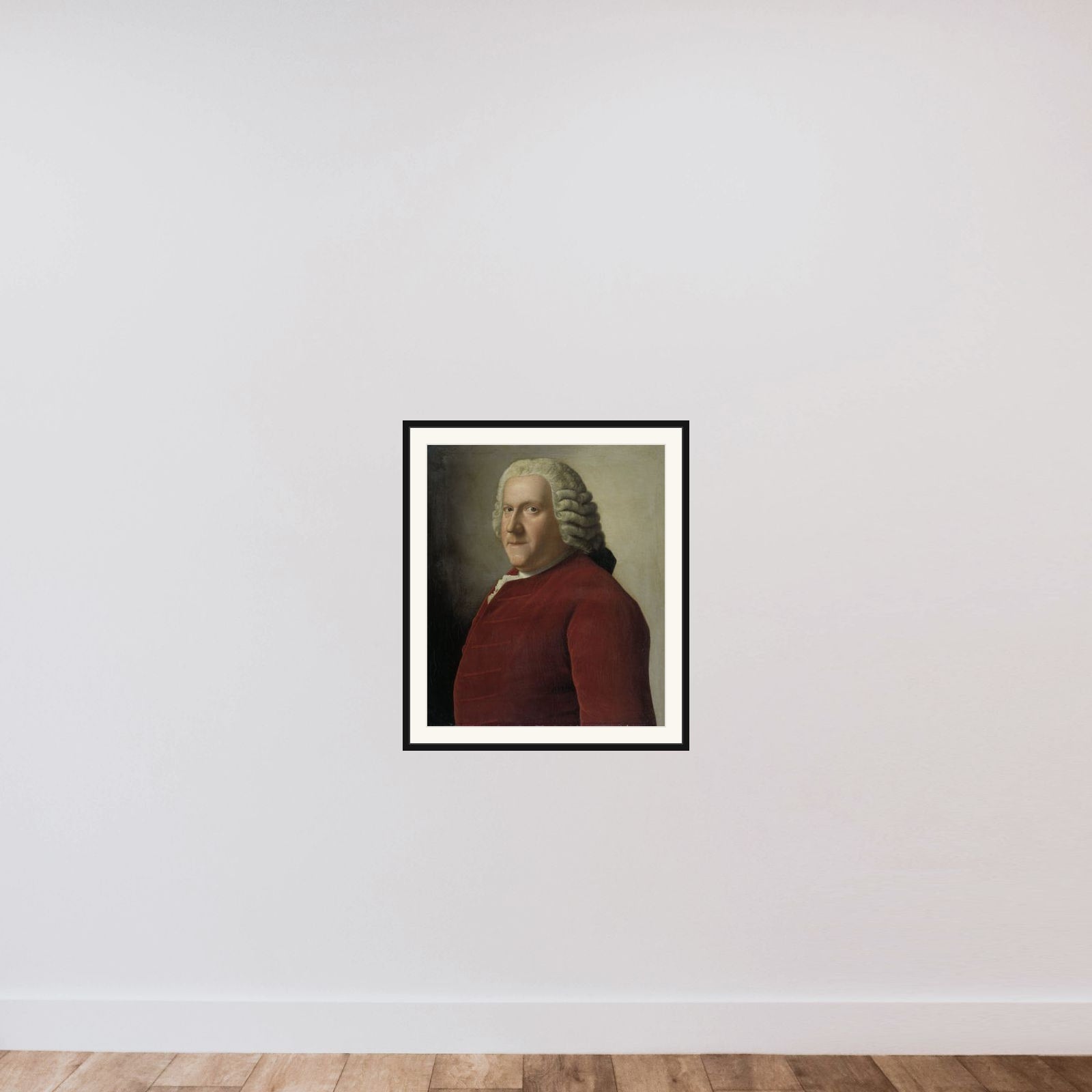 Willem Bentinck (1704-1774). Diplomat in the Service of Willem IV, the Regentess Anna and Willem V framed — shown to scale