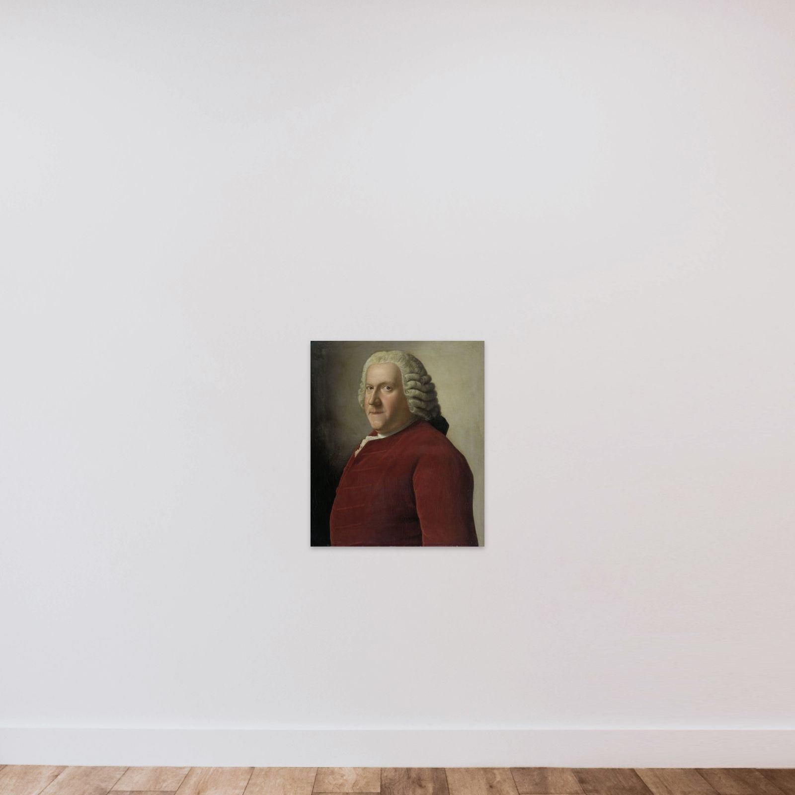 Willem Bentinck (1704-1774). Diplomat in the Service of Willem IV, the Regentess Anna and Willem V unframed — shown to scale