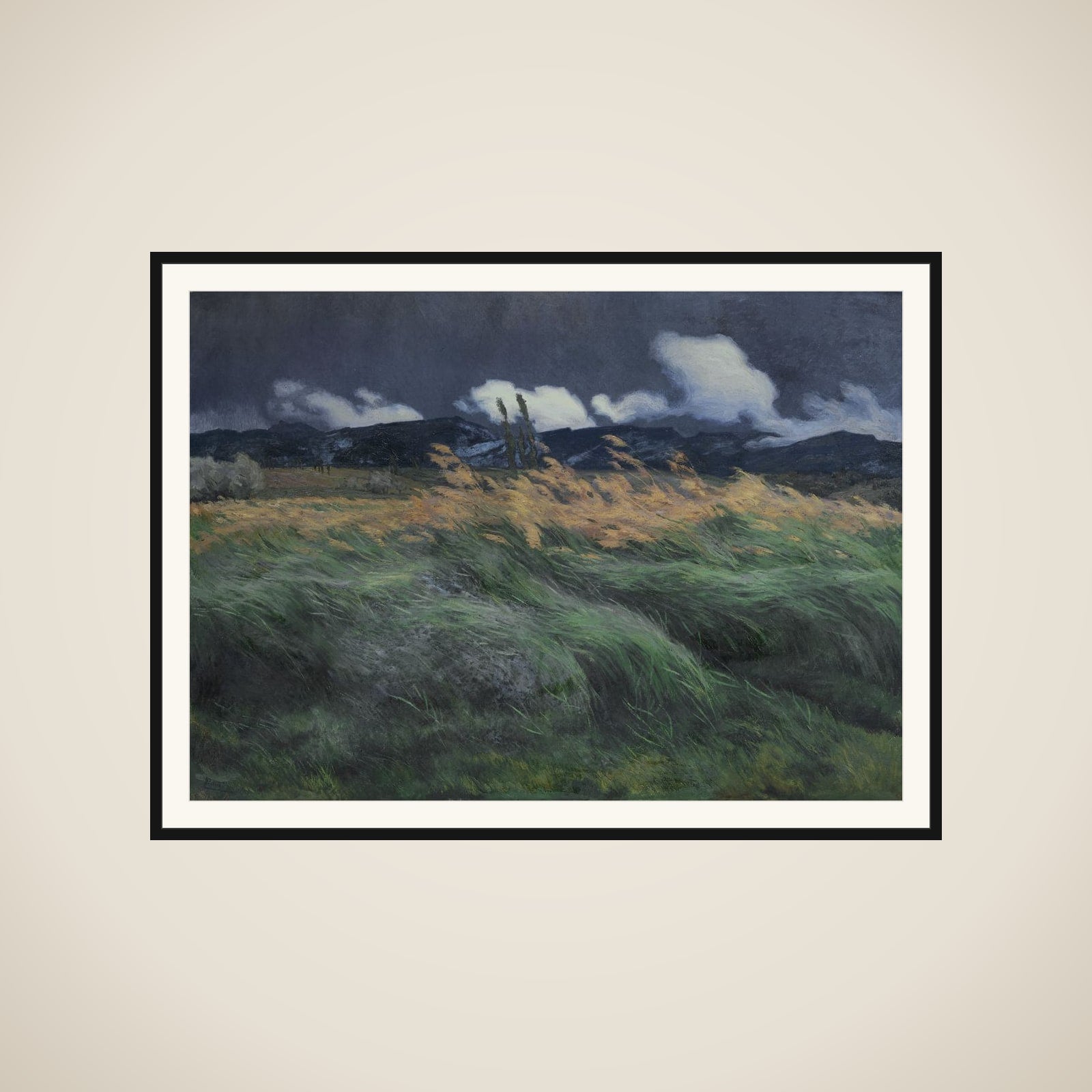 Landscape framed