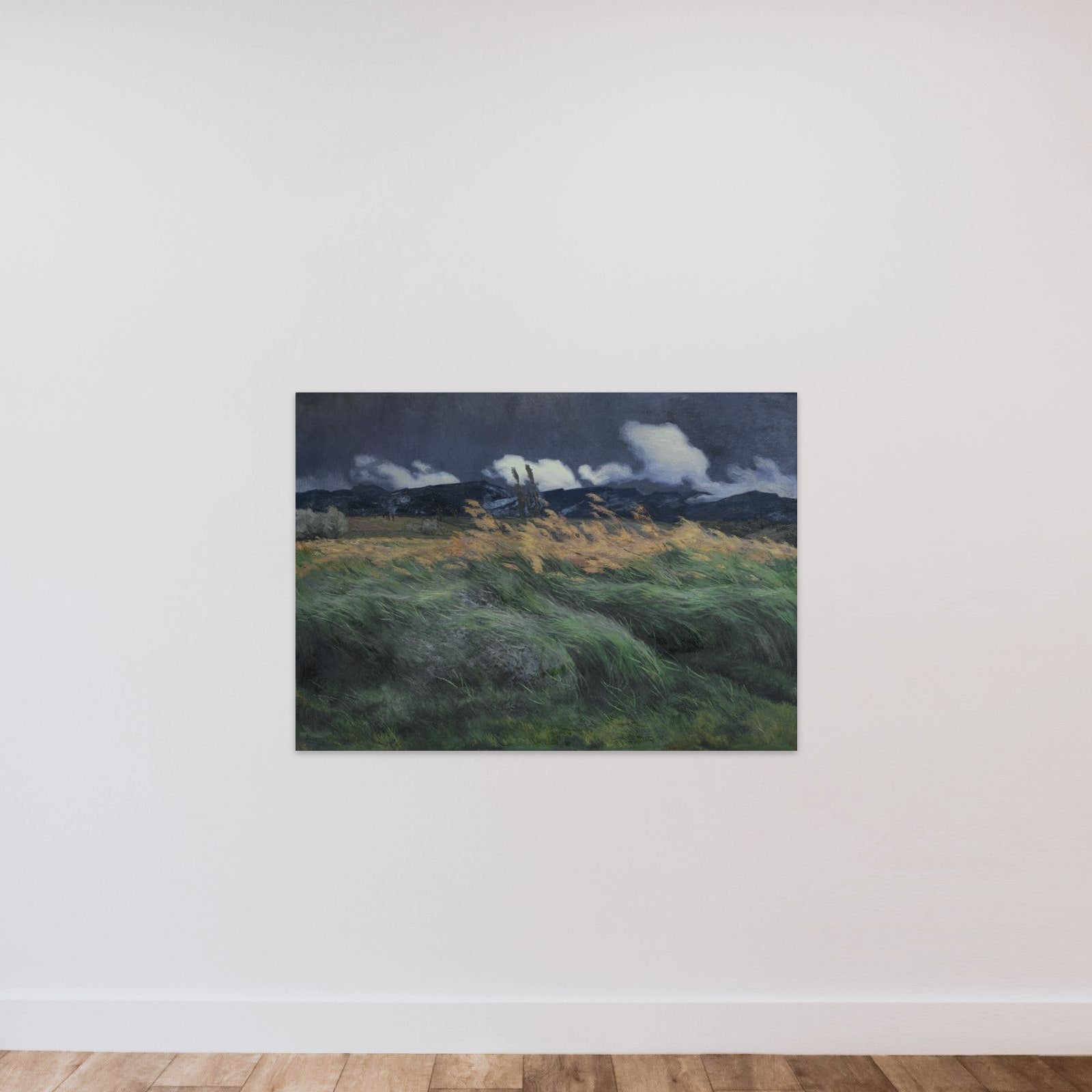 Landscape unframed — shown to scale