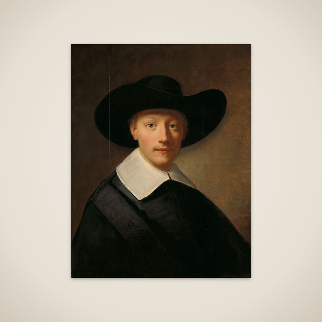 Portrait of a Man, possibly Gozen Centen (1611/12-1677) unframed print