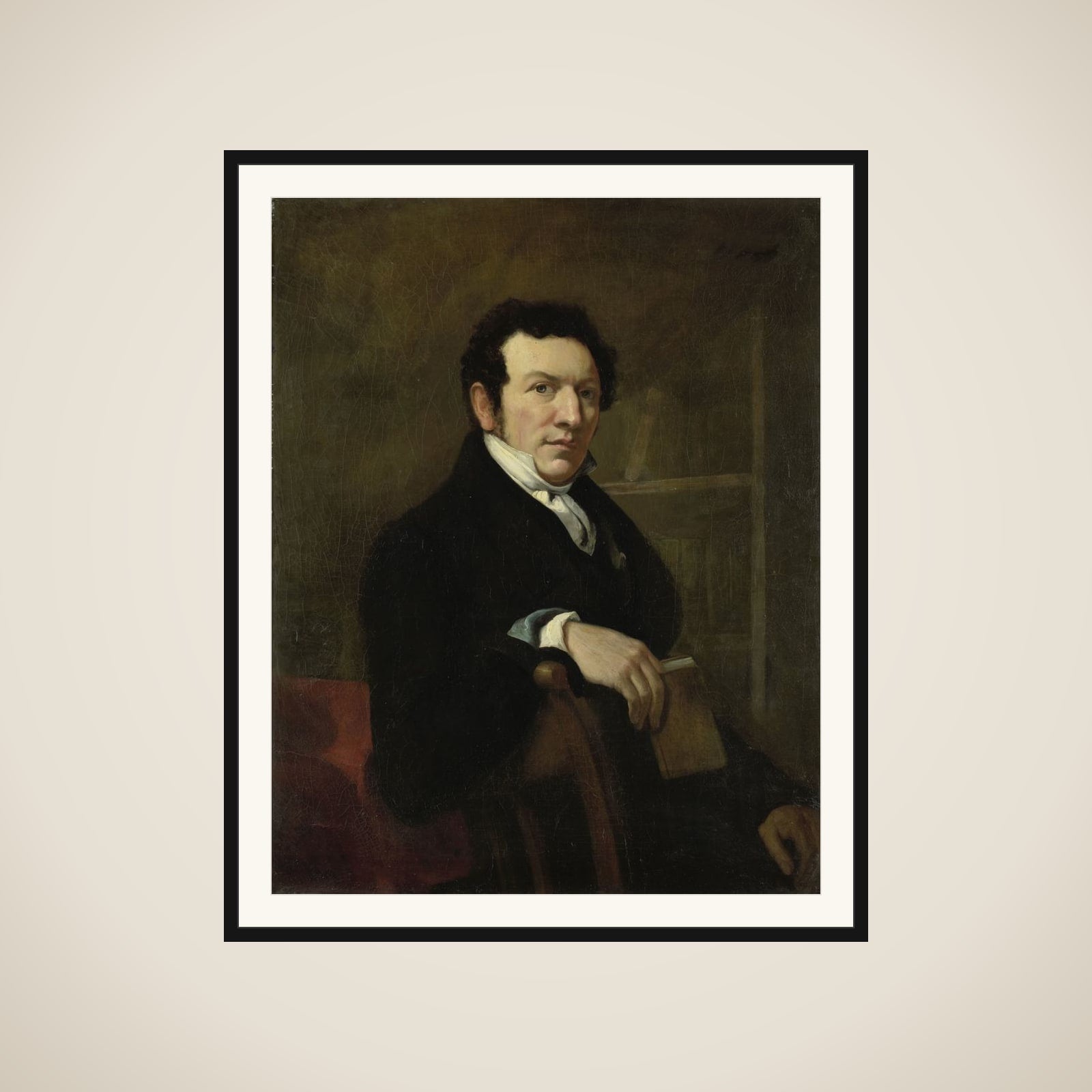 Portrait of Anthonie van der Hout framed