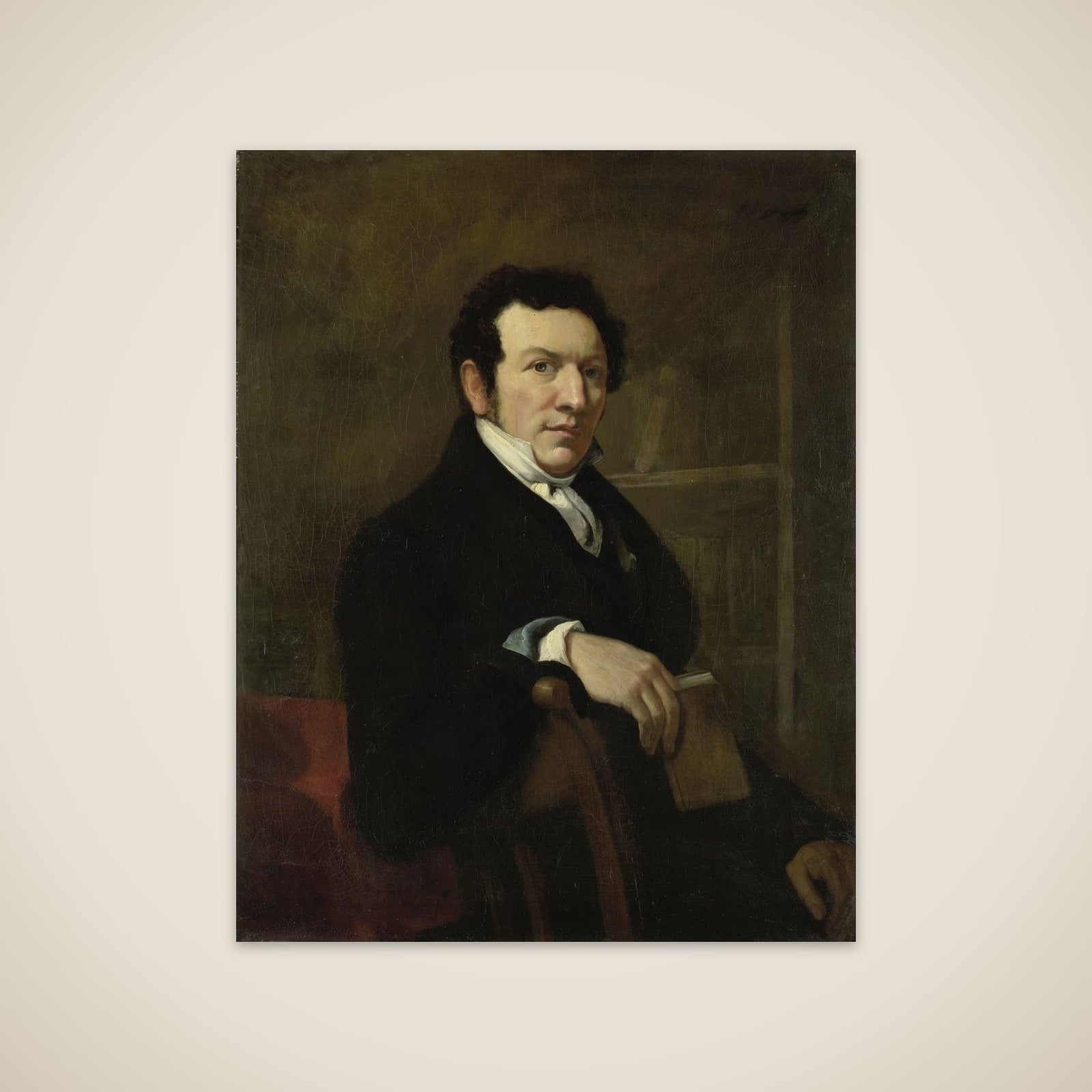 Portrait of Anthonie van der Hout unframed print